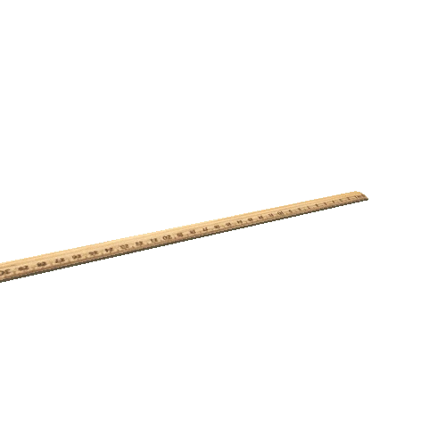 wood ruler